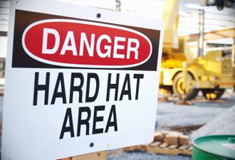 Hard hat area